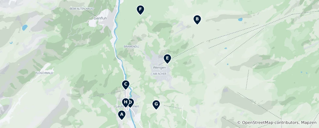 Map of Wengen Essentials