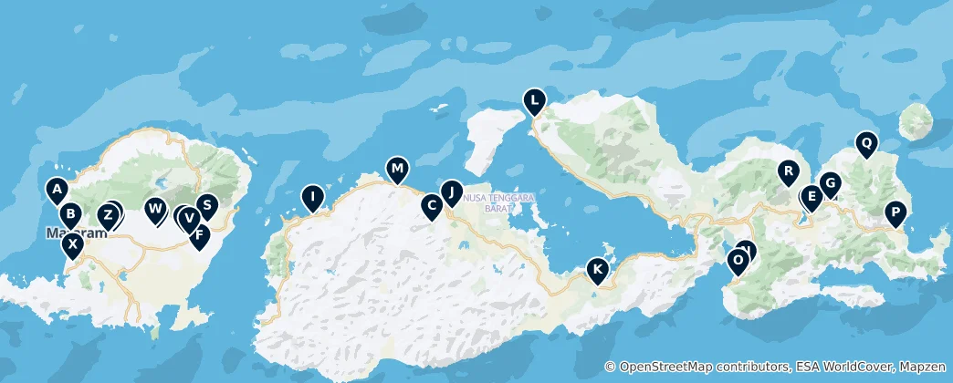 Mapa Recreation Centers