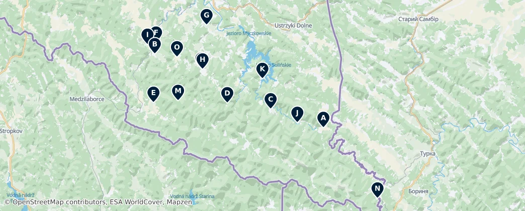 Heritage and Ruins — Mapa