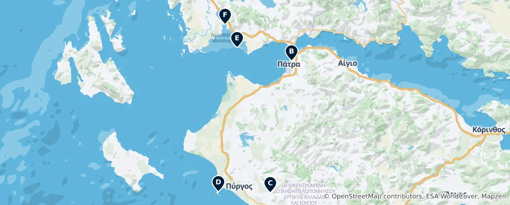 Mappa di Museums & Galleries