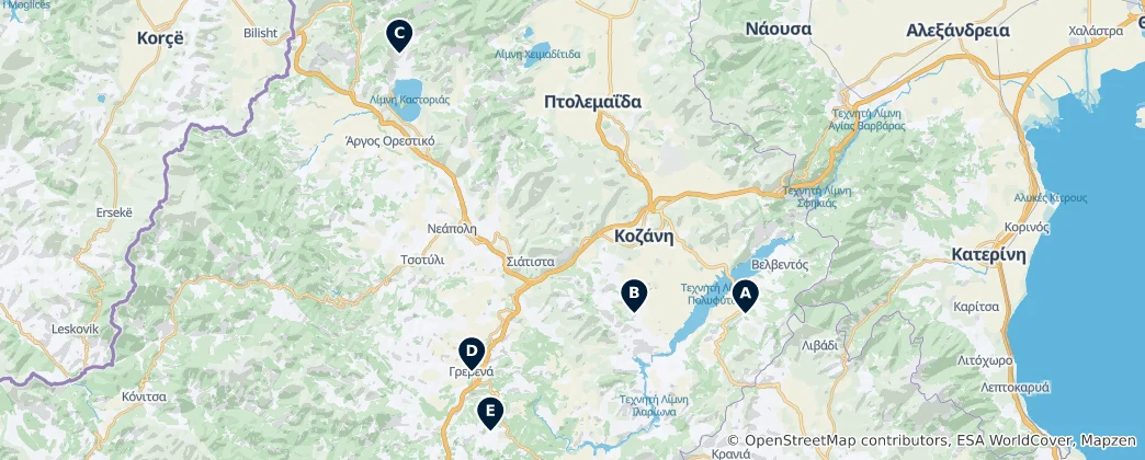 Mappa di Castles & Monuments