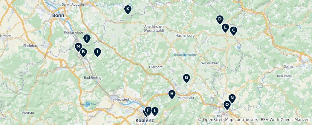 Carte de Nature & Scenic Views
