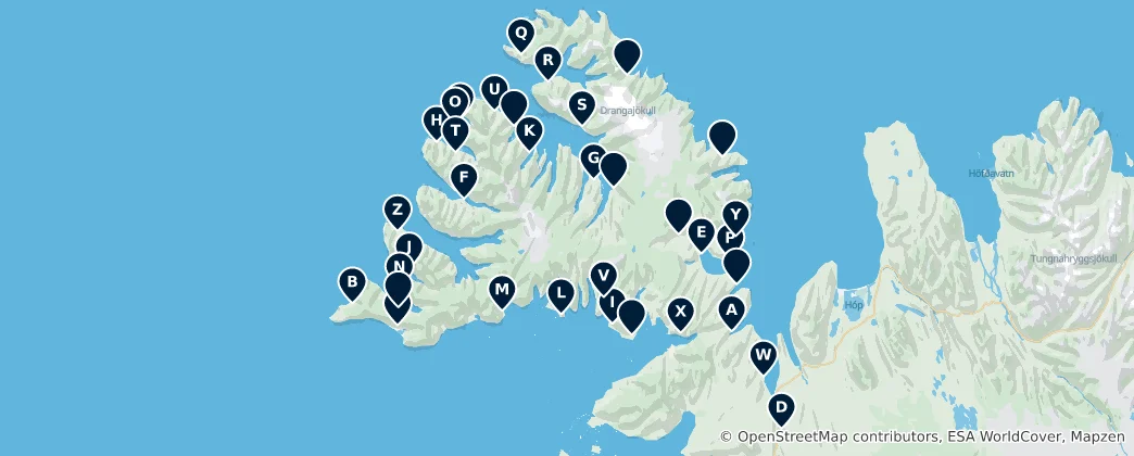 Mapa De Icelandic Christian Heritage