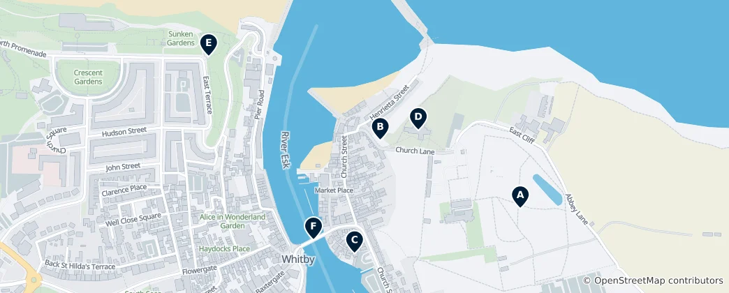Mapa De Whitby's Absolute Essentials