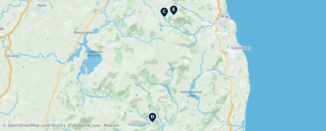 Map of Sacred Sites and Shrines