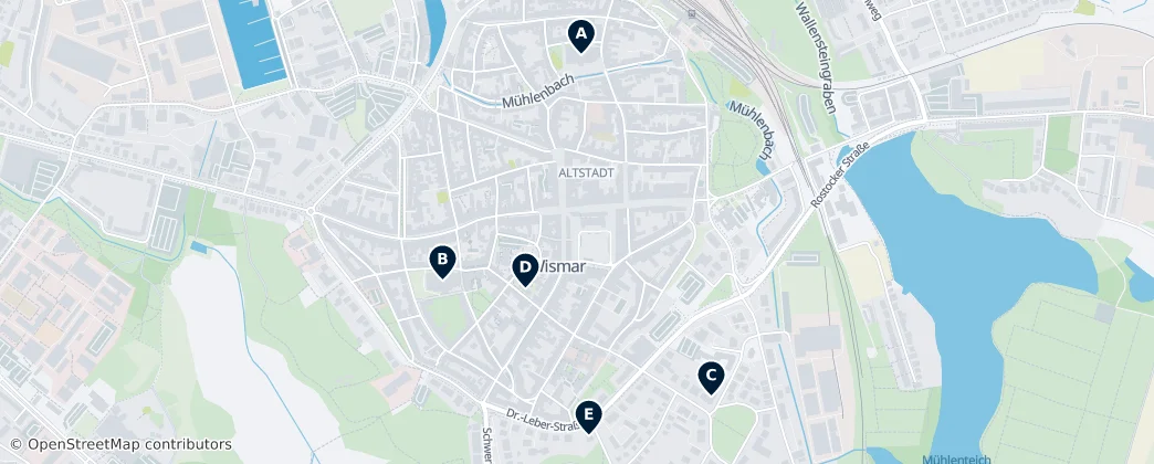 Churches of Wismar — Carte