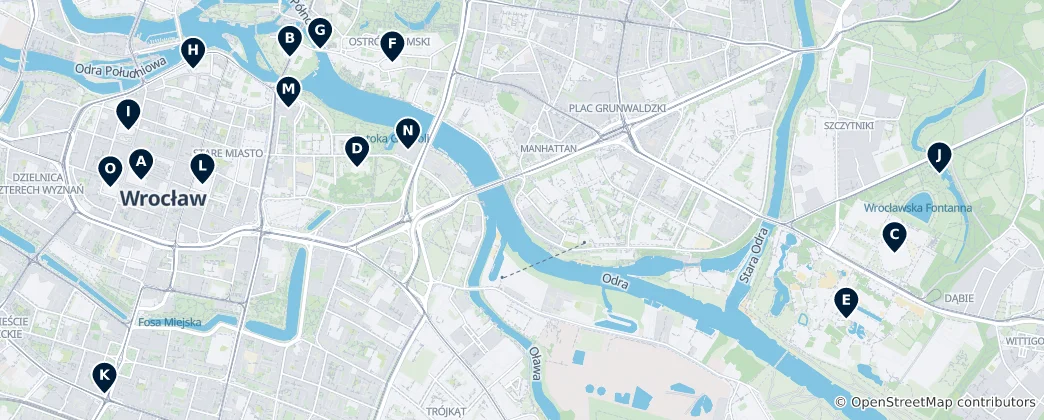 Map of Wrocław Essentials