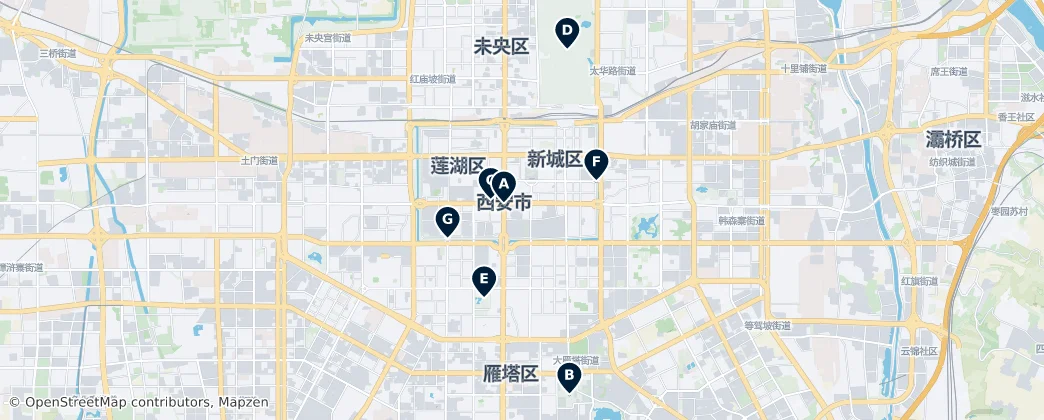 Ancient Landmarks — Map