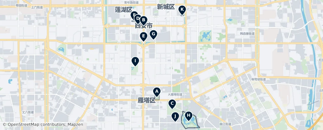 Xi'an Essentials — Map
