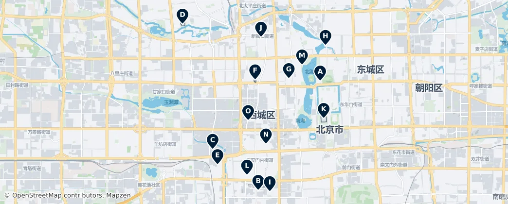 Temples & Religious Landmarks — Map