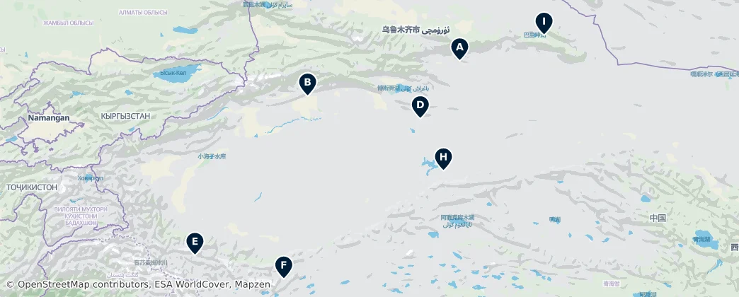 Historic Forts & Ruins — Map
