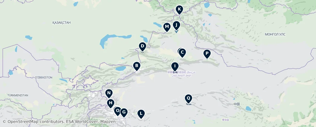 Natural Wonders — Map