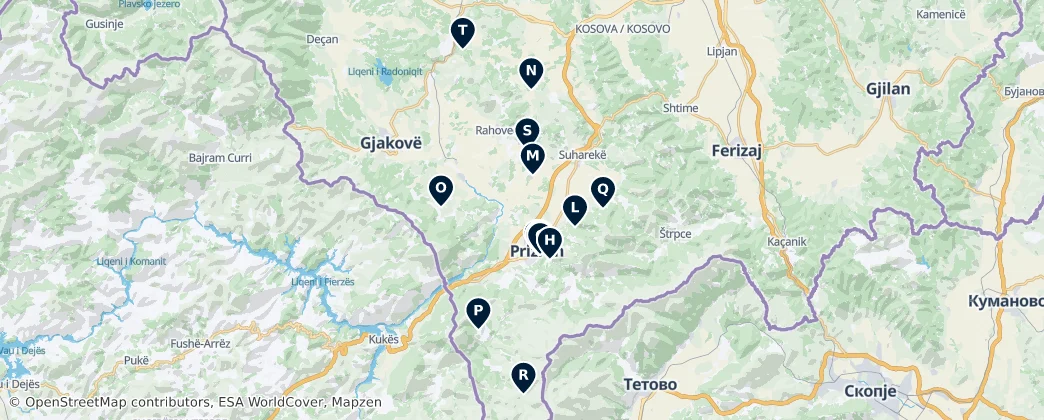 Sacred Sites of Significance — Map