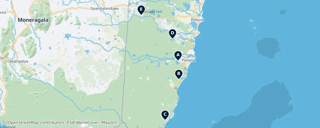 Mapa de Hidden Ruins and Reservoirs