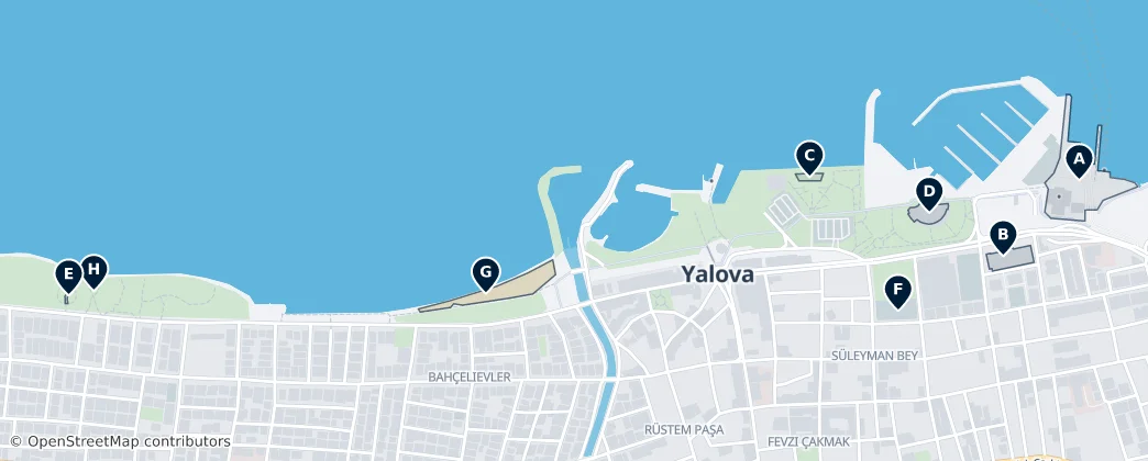 Yalova Essentials — 地图