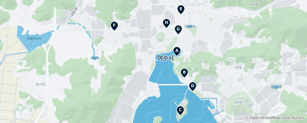 Mappa di Yeosu Essentials
