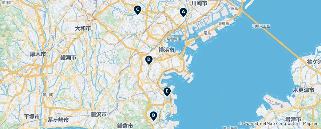 Mappa di Sacred Temples & Shrines
