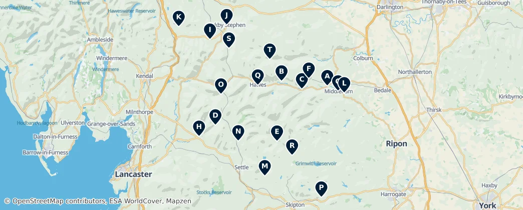 Карта Historic Places of Worship