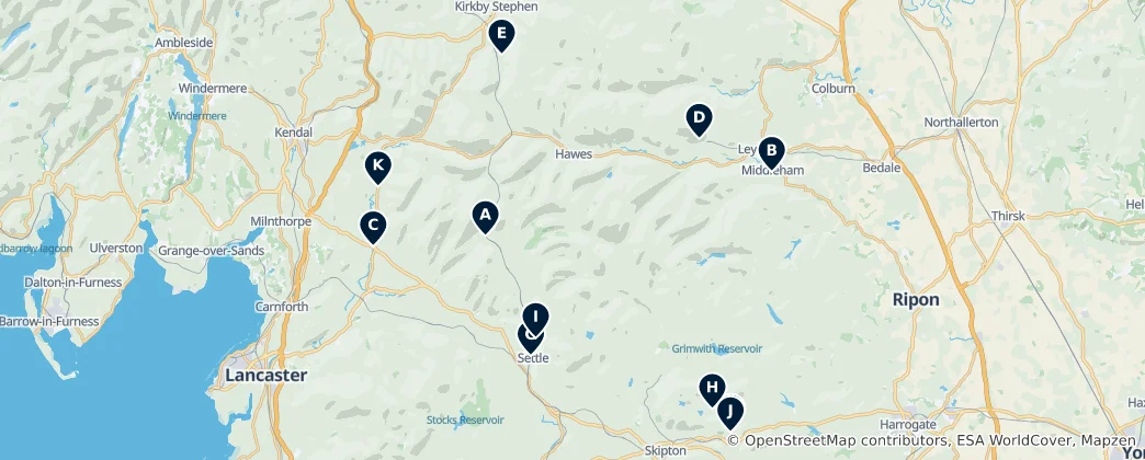 Mapa Historic Structures