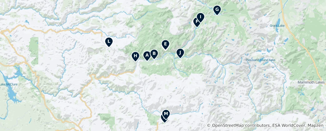 Mapa De Yosemite National Park's Absolute Essentials