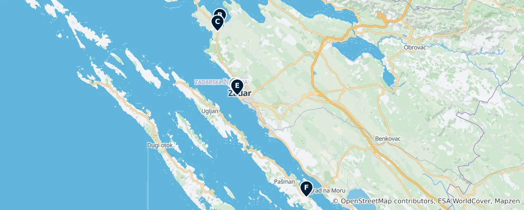 Mapa Historic Churches & Monasteries