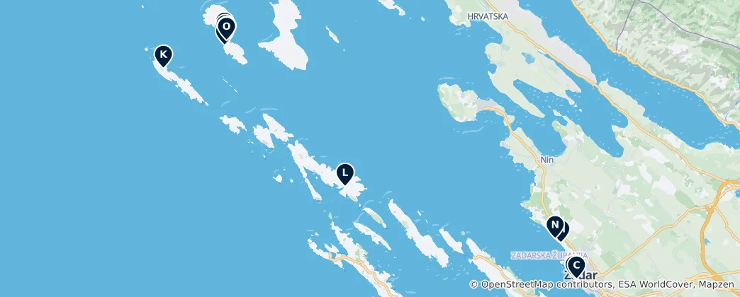 Mapa Rzymskie dziedzictwo i zabytki