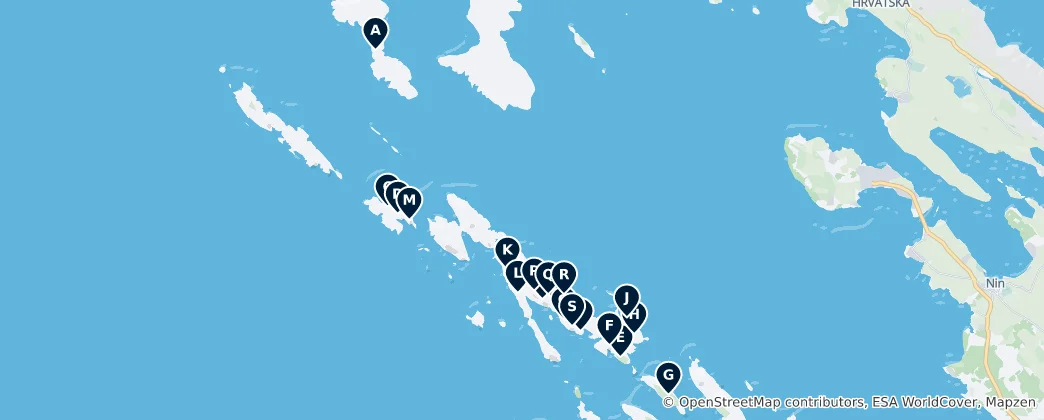 Mapa Scenic Viewpoints and Peaks