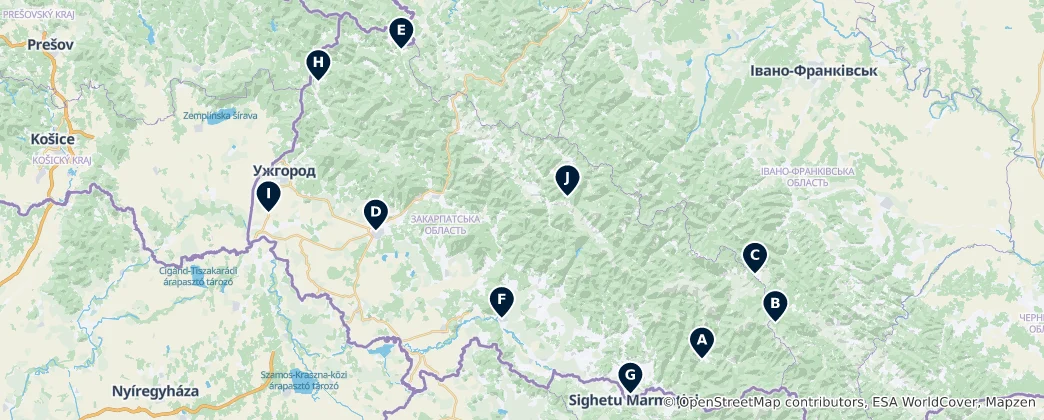 Map of Regional Cuisine Highlights