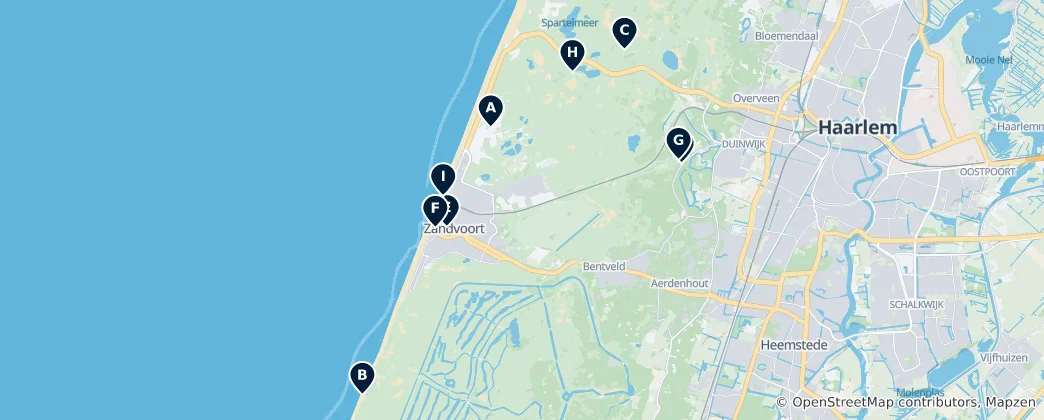 Mapa Zandvoort Essentials