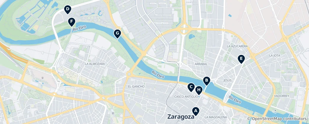 Mapa Historic Sites & Landmarks