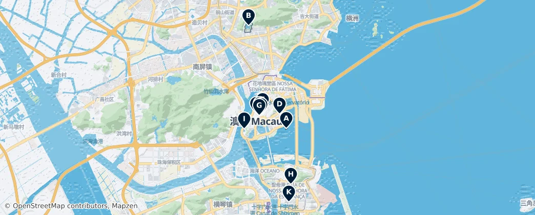 Cultural Landmarks & Museums — Mapa
