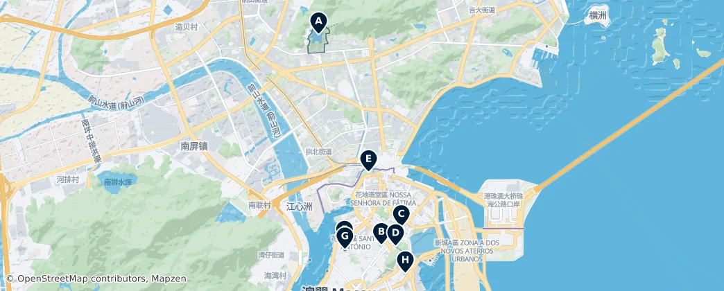Parks & Gardens — Mapa