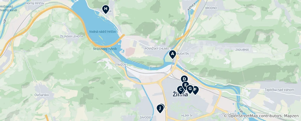 Mapa de Historical Landmarks