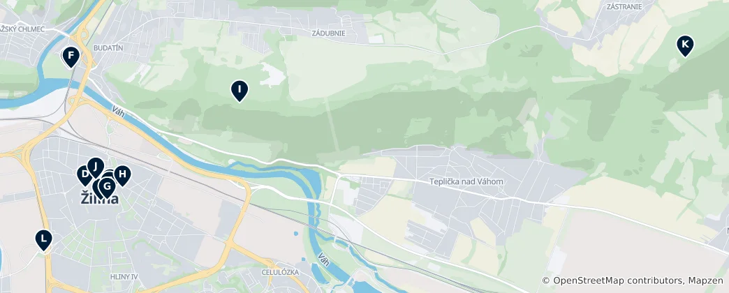 Map of Žilina Essentials