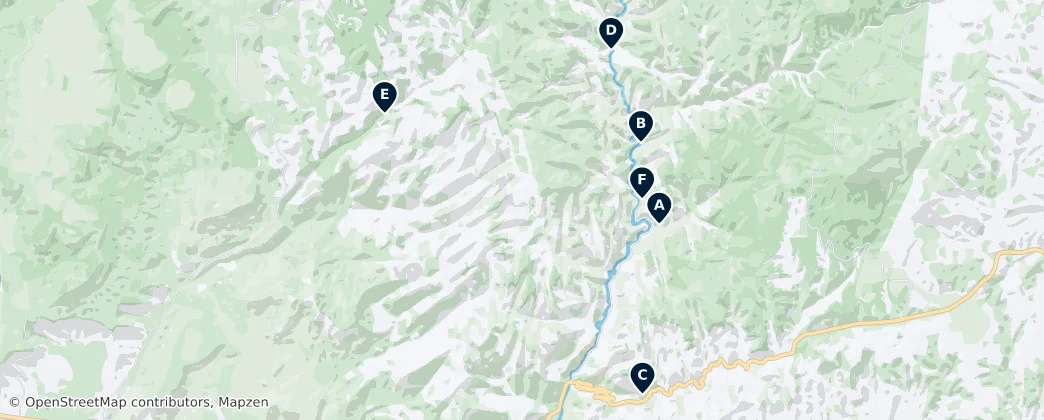 Map of Zion's Trails and Nature Wonders