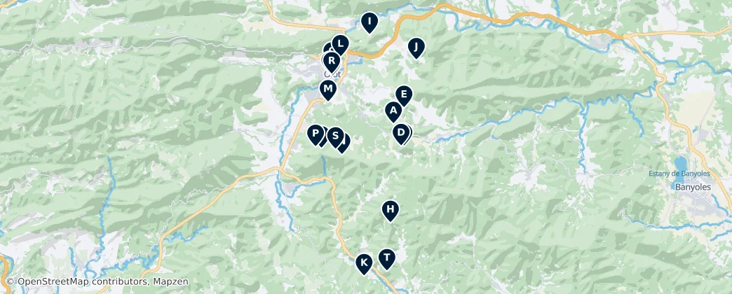 Mapa Garrotxa Volcanic Zone Natural Park: The Absolute Essentials