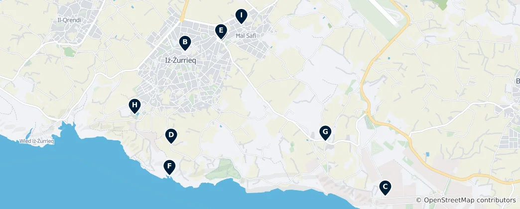 Mapa Żurrieq Essentials