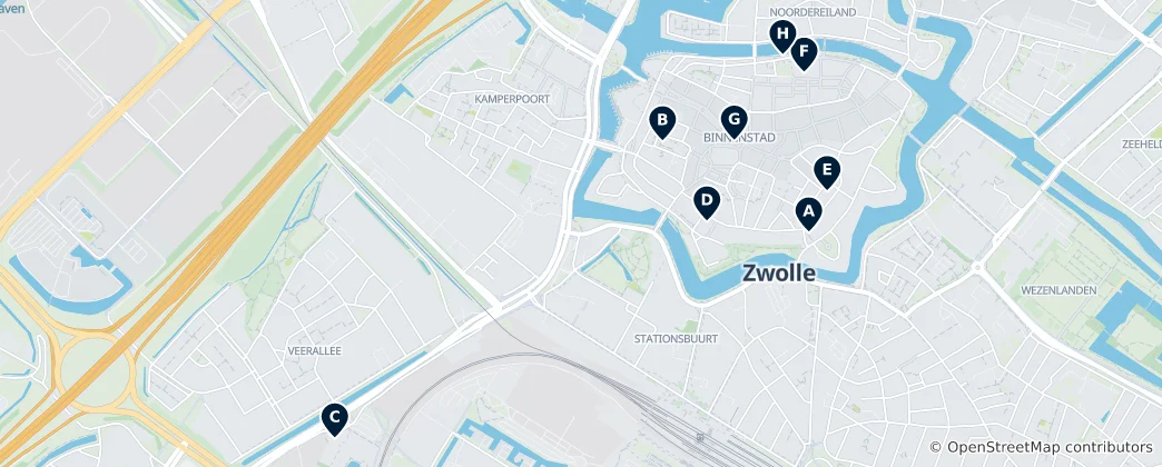 Map of Zwolle Unmissables